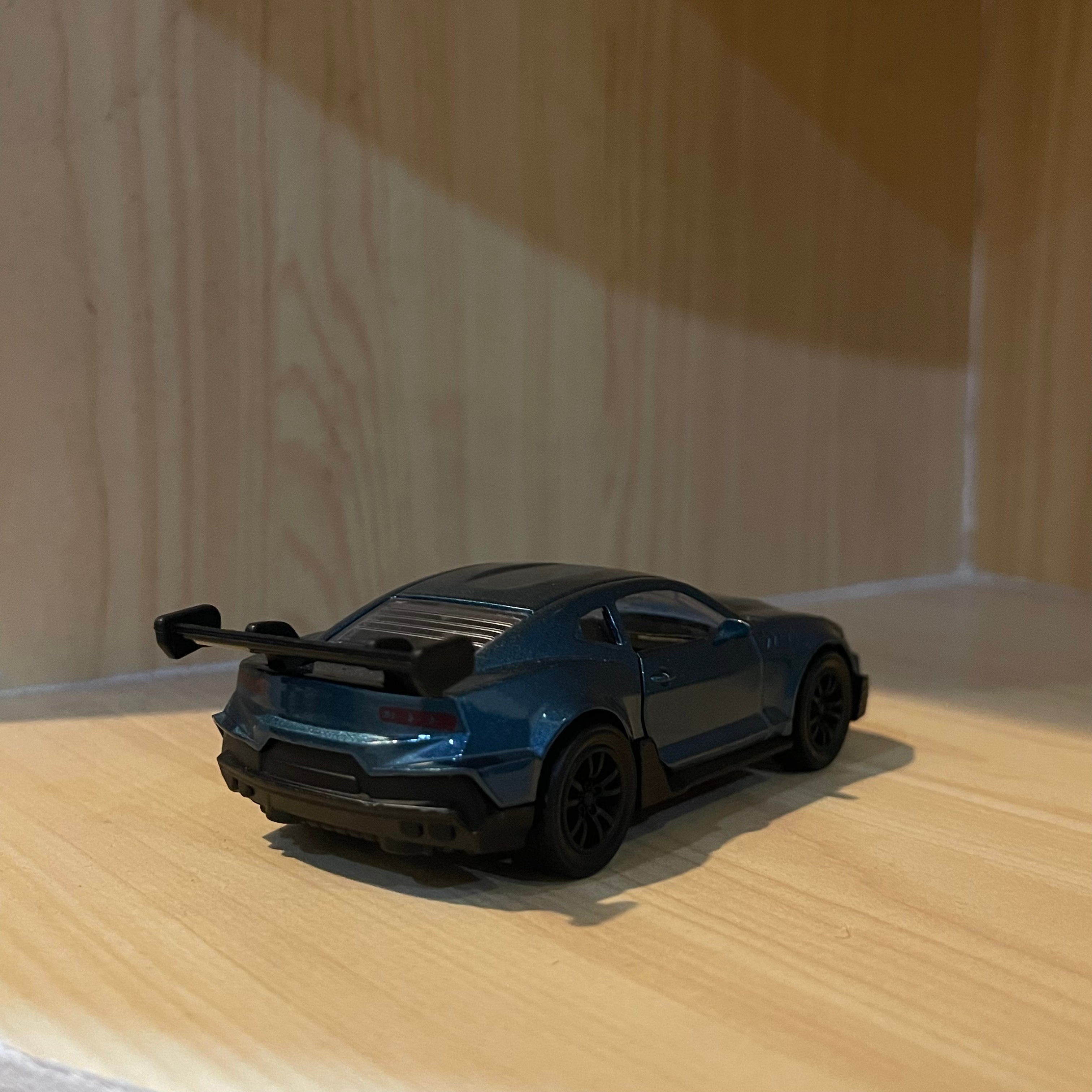 Mini Teal Mustang Car